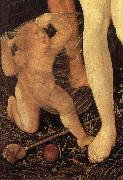 Details of The Three Stages of Life,with Death, Hans Baldung Grien